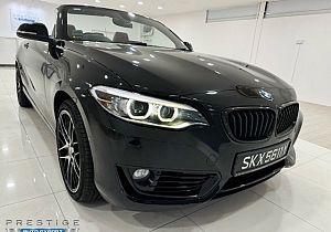 BMW 218i Convertible HID NAV 2015 Black